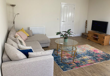 The lounge in our customer's home, The Emmerson