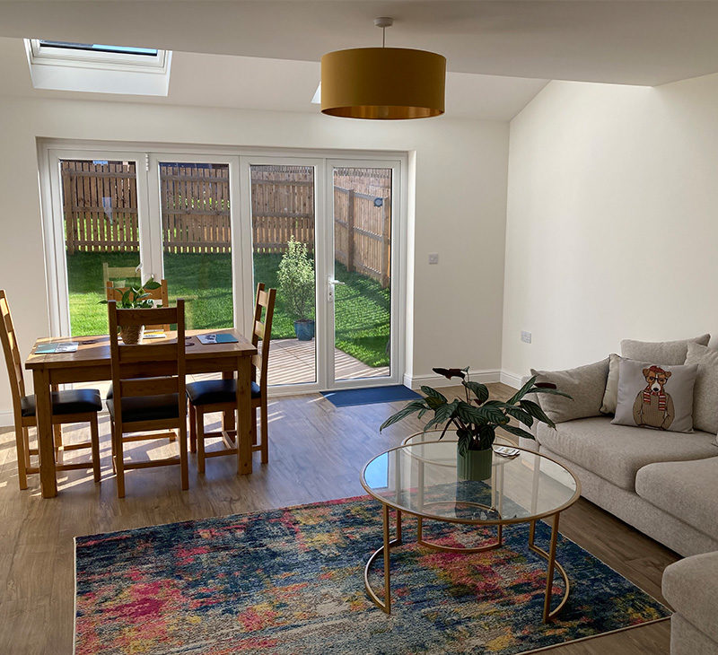 The lounge in our customer's home, The Emmerson
