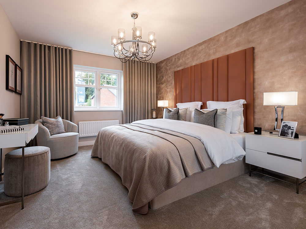 Summerpark show home The Ness bedroom