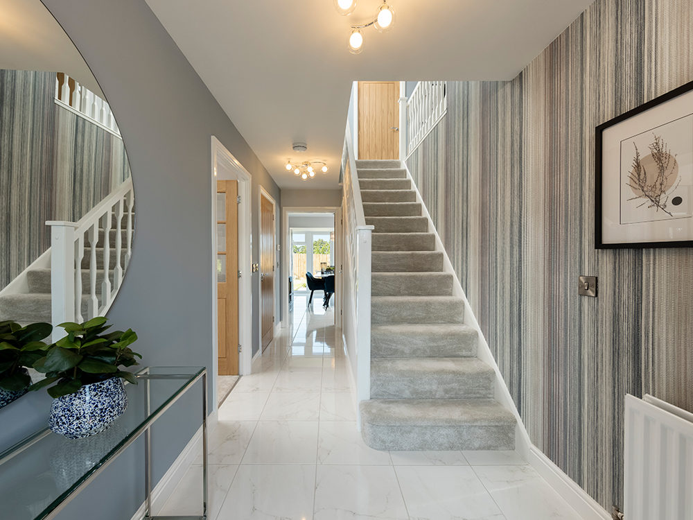 Summerpark show home The Nith hallway