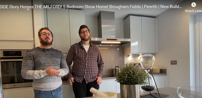 Popular ‘YouTubers’ review our Cumbrian show homes