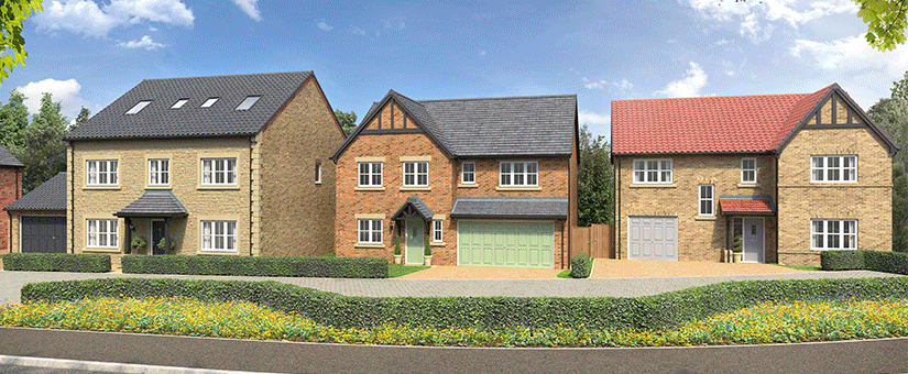 New development, Riverbrook Gardens in Alnwick, is launching