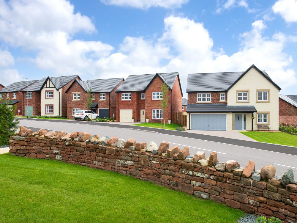 Street scene at Brougham Fields in Penrith