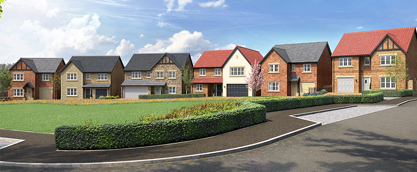 New development, Robinson Fields in North Tyneside, is launching