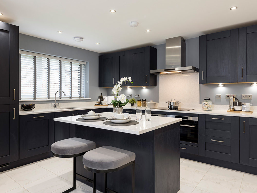Show Home Kitchen | Sanderson | Whins View | New Homes in High Harrington, Workington | Story Homes
