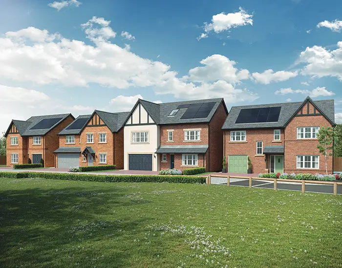 Longton Grange Street Scene CGI