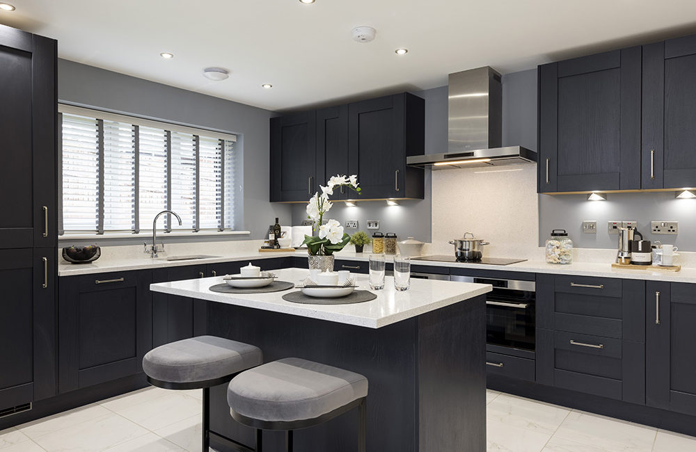 Show Home Kitchen | Sanderson | Whins View | New Homes in High Harrington, Workington | Story Homes