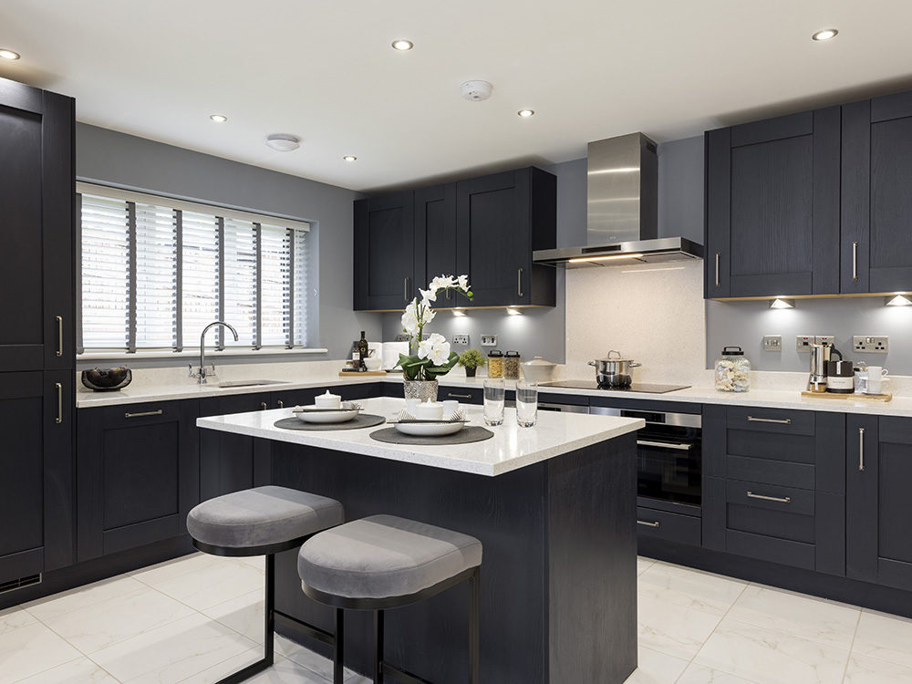 Show Home Kitchen | Sanderson | Whins View | New Homes in High Harrington, Workington | Story Homes