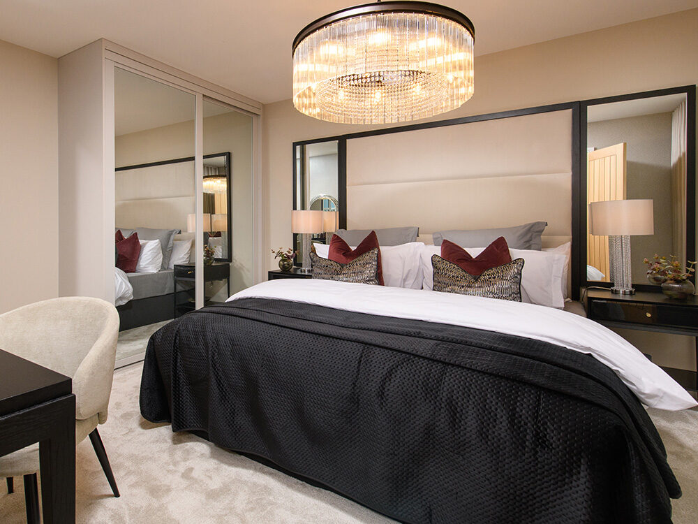 Image of master bedroom at Story Homes Oakleigh Fields