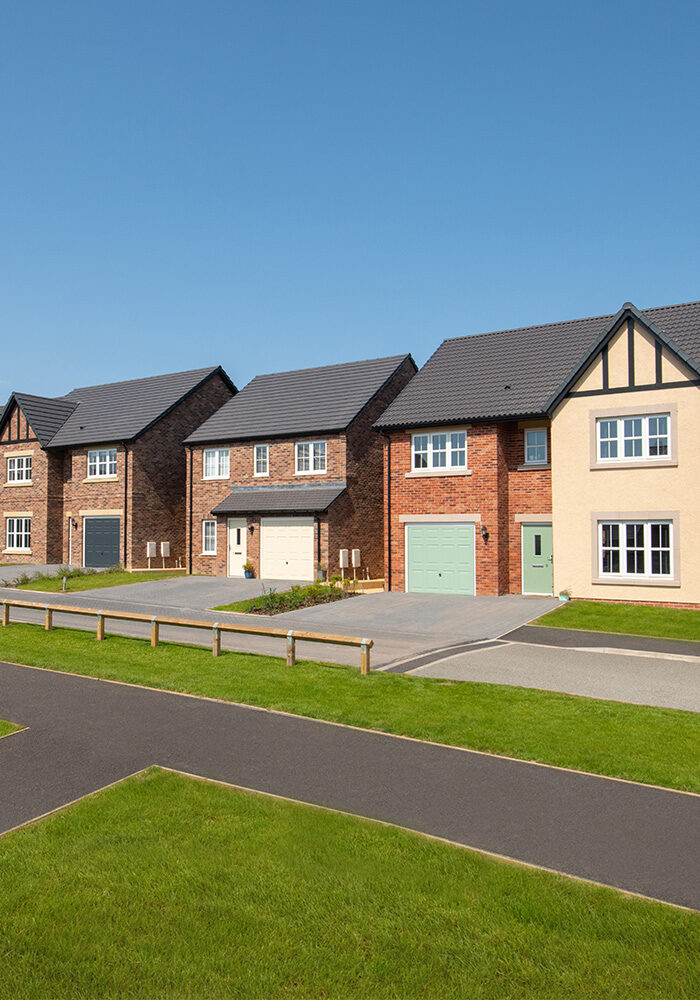 Story Homes street scene at Edgehill Park in Whitehaven