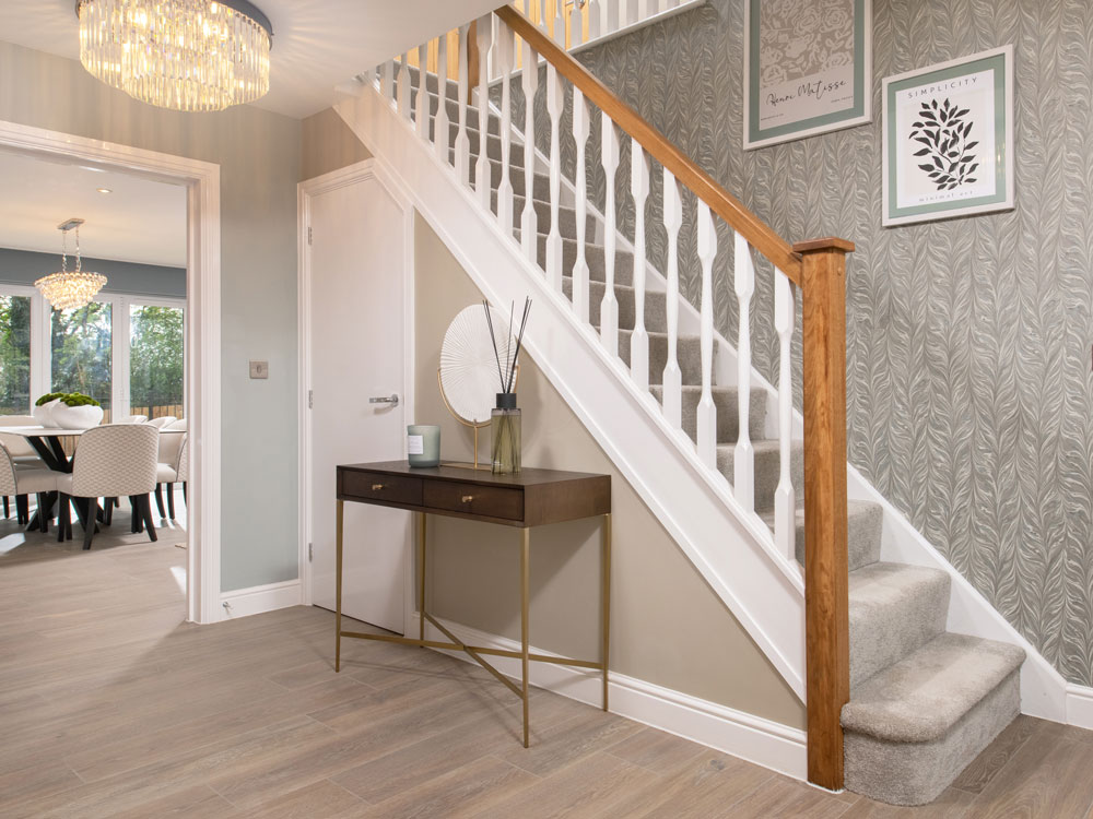 The large hallway in The Cranford show home at Brigsteer Rise | Story Homes