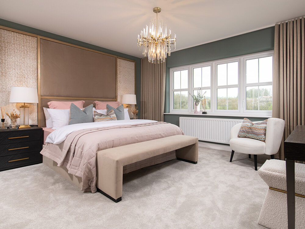 Image of a show home bedroom at Brigsteer Rise | Story Homes
