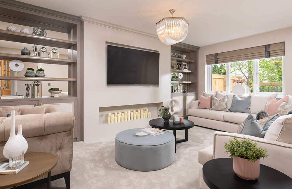 Image of a show home lounge at Brigsteer Rise | Story Homes
