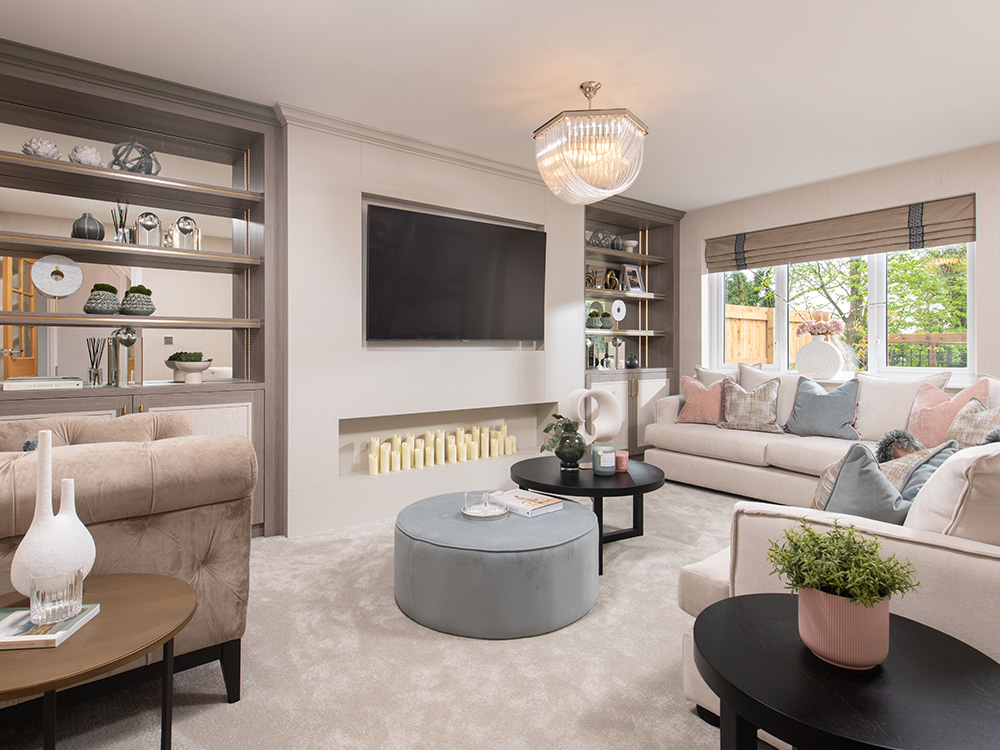 Image of a show home lounge at Brigsteer Rise | Story Homes