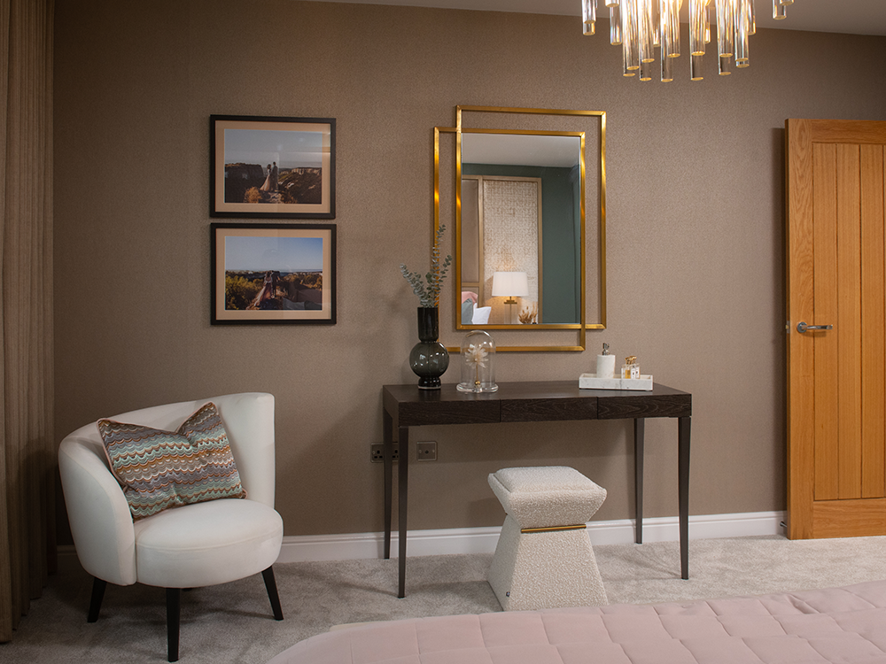 Main Bedroom in The Cranford show home at Brigsteer Rise, Kendal - Story Homes