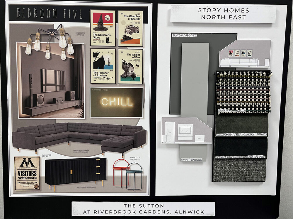 The Sutton Bed Five Mood Board
