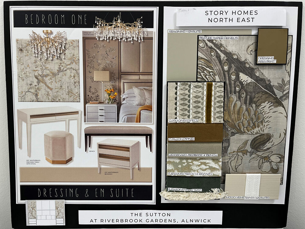 The Sutton Bed One Mood Board