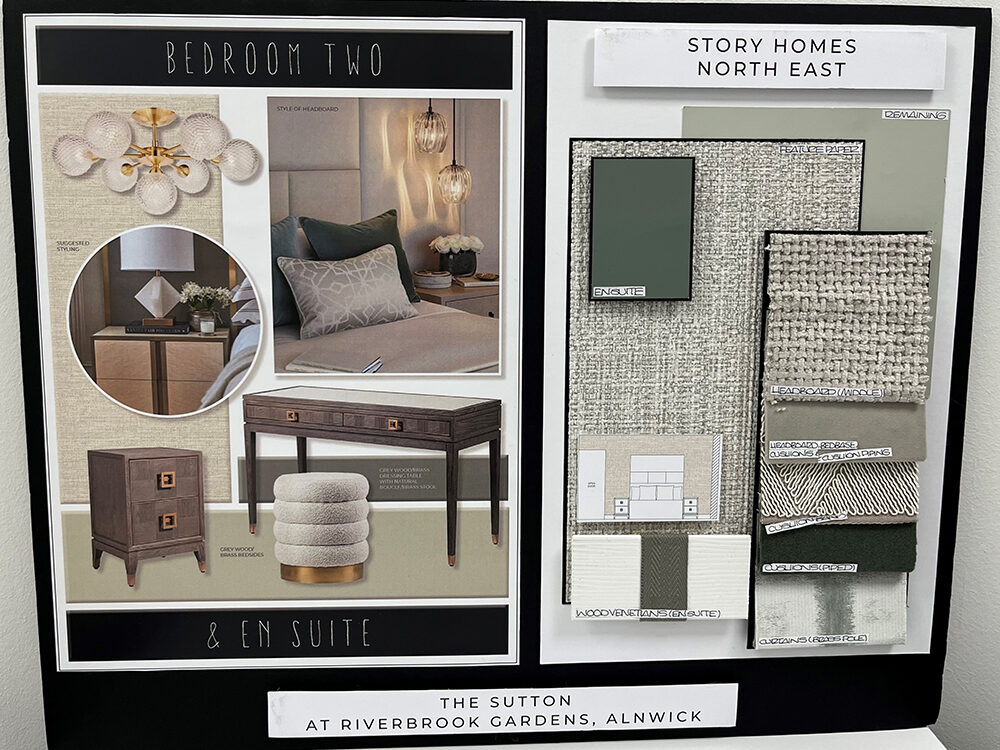 The Sutton Bed Two Mood Board