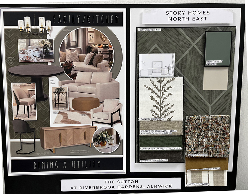 Moodboard reveal for new show homes coming to Riverbrook Gardens