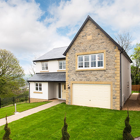 The exterior of The Cranford show home at Brigsteer Rise, Kendal - Story Homes