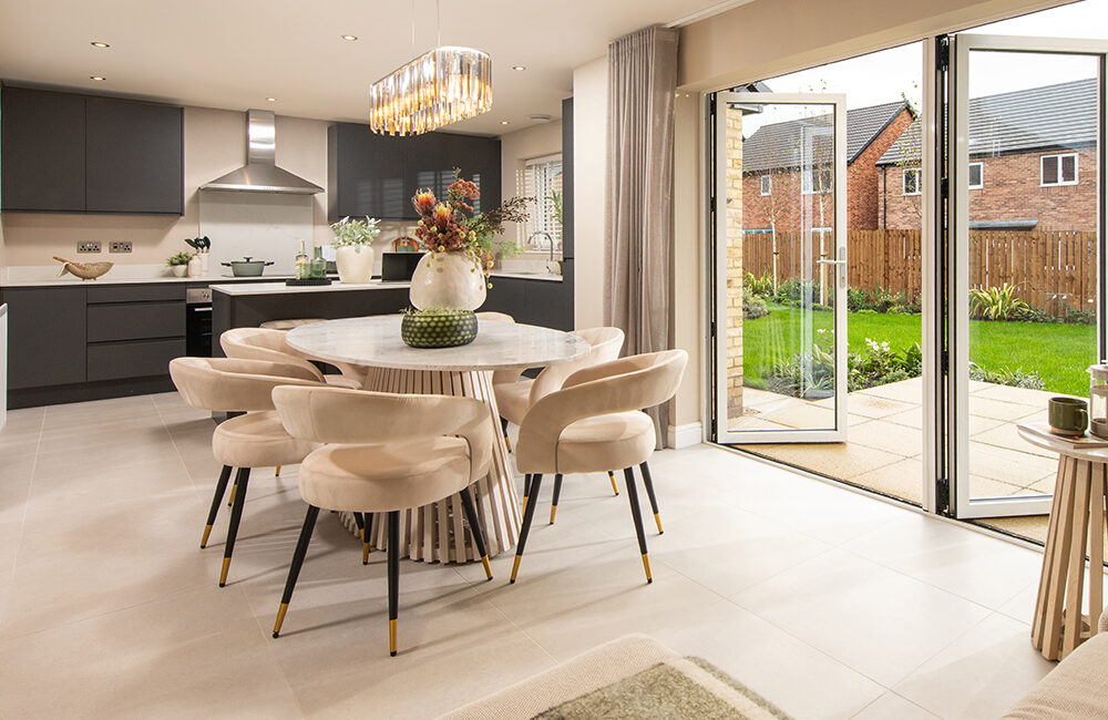 The Sanderson Kitchen Dining Area Bi-Fold Doors