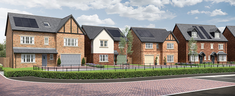 CGI image of St Andrew's Gardens Thursby | Story Homes