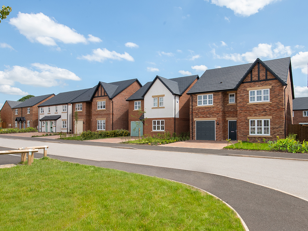 Tithe Gardens Street Scene Plots 80 86 Hewson Sanderson