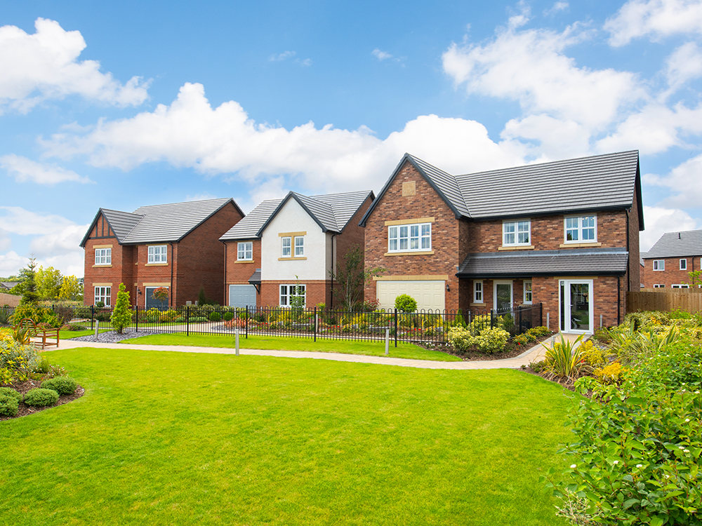 Tithe Gardens Street Scene Show Homes