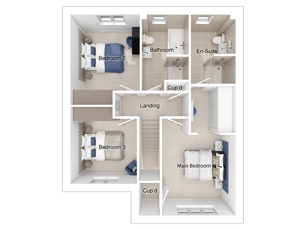 Butler floorplan