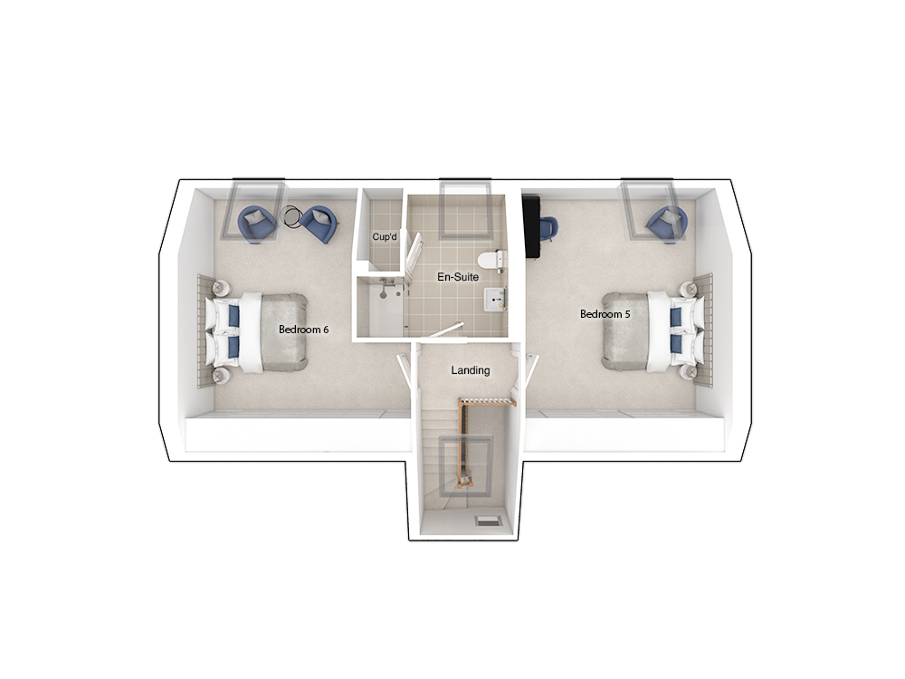 second floor floorplan