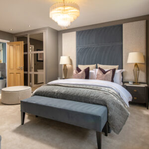 Main bedroom of The Charlton at Heritage Fields