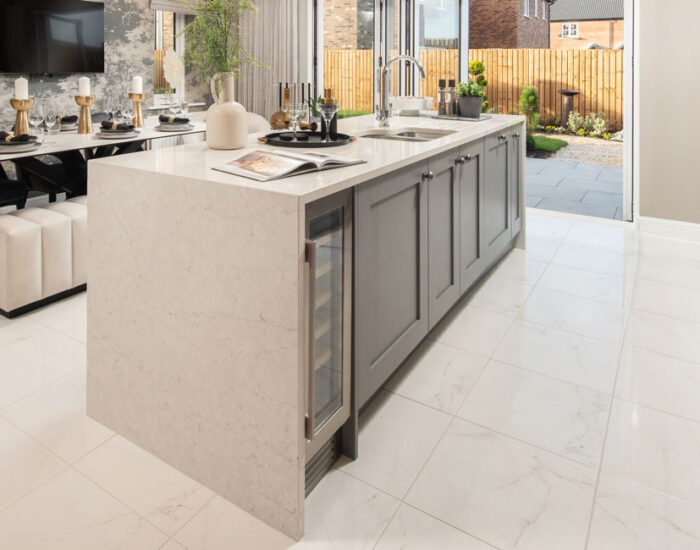 The Milford Kitchen Island Dining Area