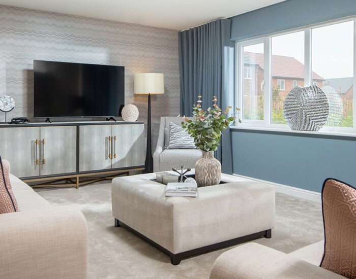 Separate lounge with large windows maximising light