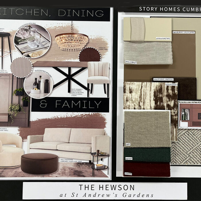 Moodboard reveal for new show homes coming to St. Andrew’s Gardens