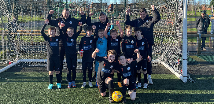 Story Homes sponsors local kids’ football team in Poulton