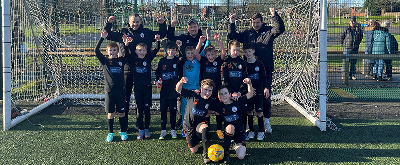 Story Homes sponsors local kids’ football team in Poulton
