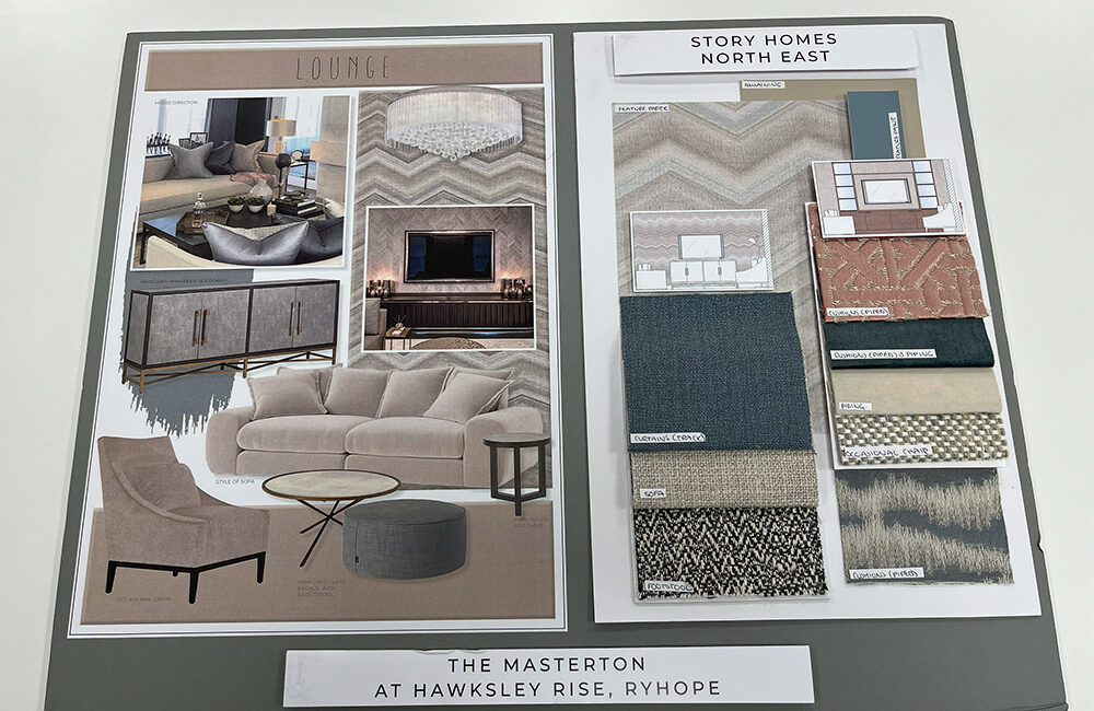 Moodboard reveal for new show homes coming to Hawksley Rise