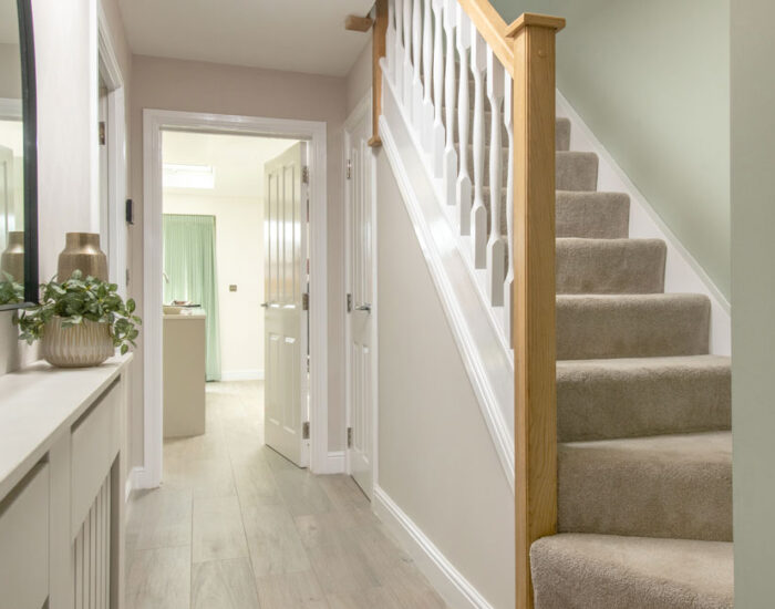 The Dawson Hallway Stairs and Mirror