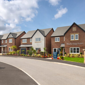 External street scene at Elmbrook Park, Coppull.