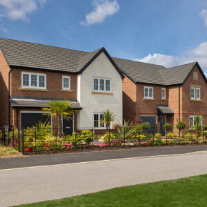 External street scene at Elmbrook Park, Coppull.