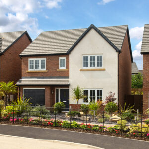 External street scene at Elmbrook Park, Coppull.