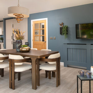 Kitchen in the Harrison show home at Elmbrook Park, Coppull.