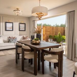 Kitchen in the Harrison show home at Elmbrook Park, Coppull.