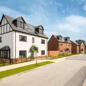 External street scene at Fulshaw Manor, Wilmslow.