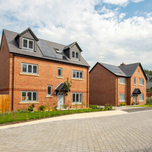External street scene at Fulshaw Manor, Wilmslow.