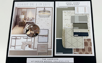 Exclusive sneak peek of new Sadler Woods show home mood boards