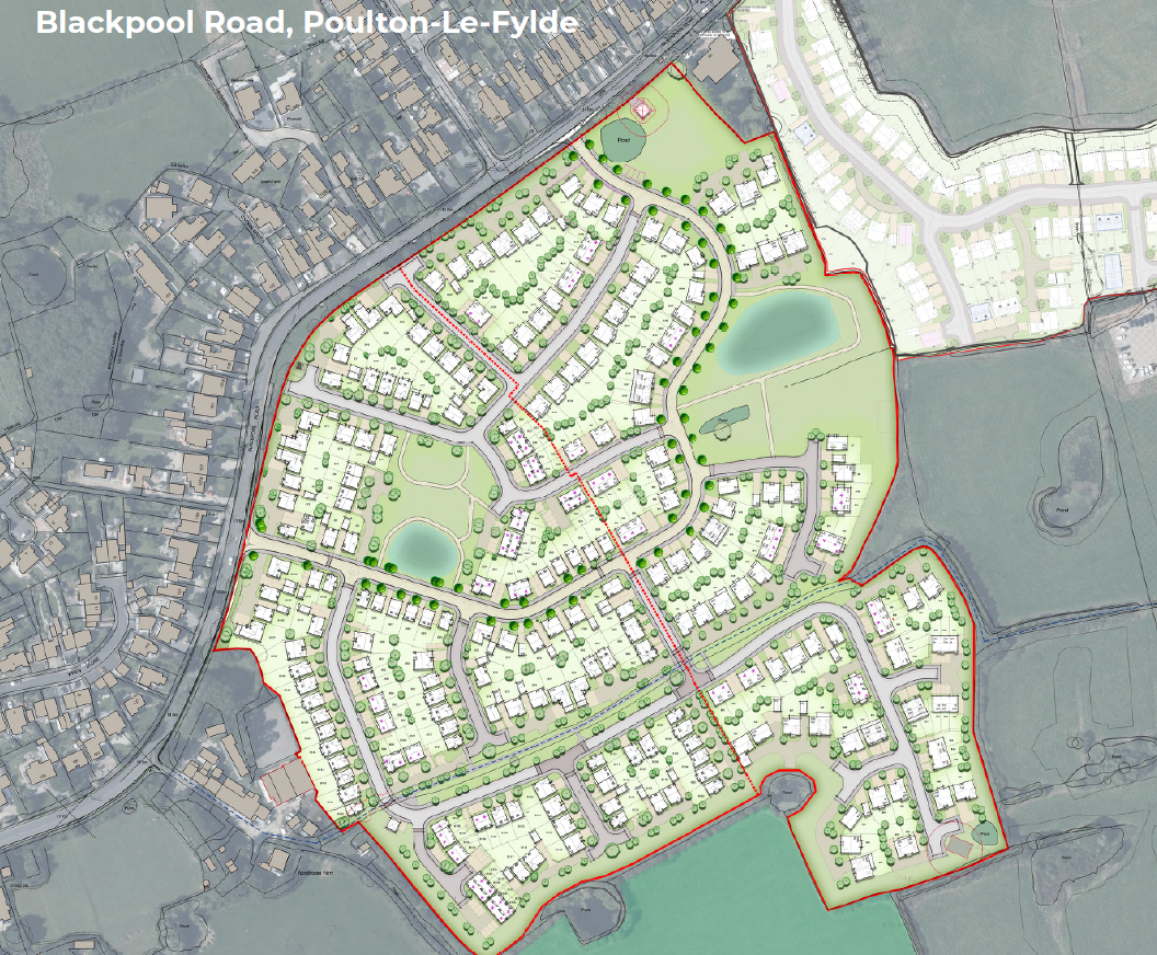 Story Homes and Bellway Homes purchase new site on land at Blackpool Road, Poulton