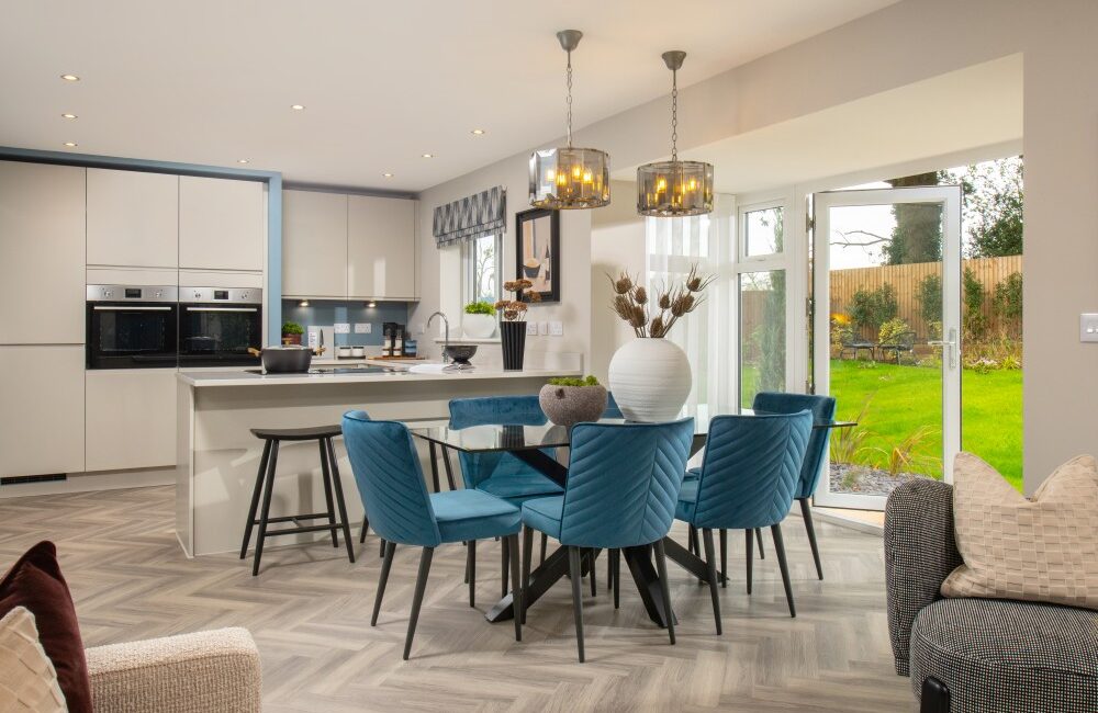 Kitchen/dining area in the Hewson.