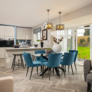 Kitchen/dining area in the Hewson.