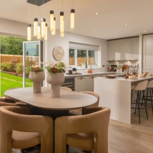 Kitchen/dining area in the Charlton.
